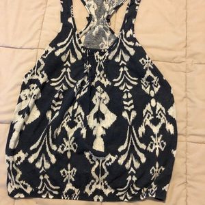 Printed cotton printed tank